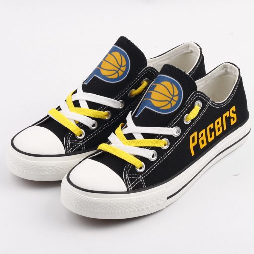 Indiana Pacers Low Top Canvas Sneakers