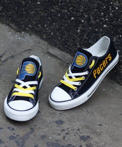 Indiana Pacers Low Top Canvas Sneakers