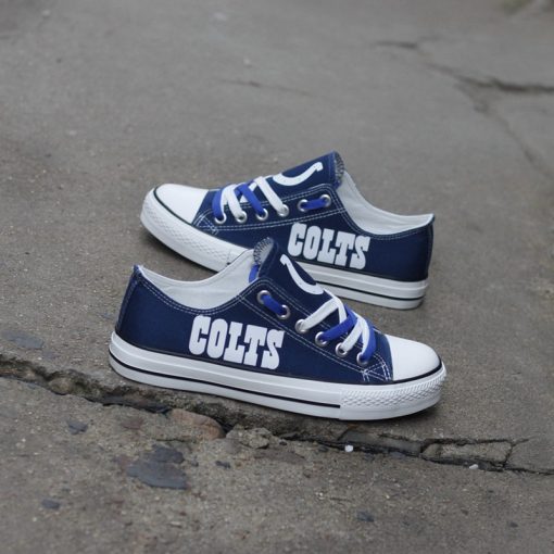 Indianapolis Colts Limited Low Top Canvas Shoes Sport