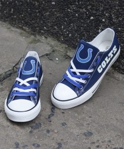Indianapolis Colts Limited Luminous Low Top Canvas Sneakers