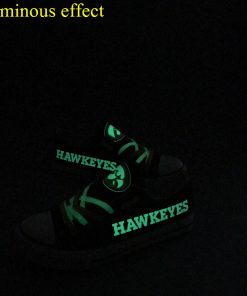 Iowa Hawkeyes Limited Luminous Low Top Canvas Shoes Sport