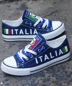 Italy National Team Low Top Canvas Sneakers