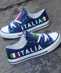 Italy National Team Low Top Canvas Sneakers