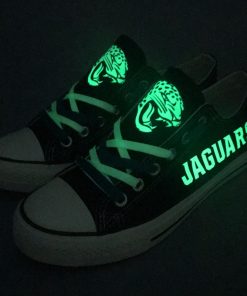 Jacksonville Jaguars Limited Luminous Low Top Canvas Sneakers