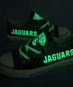 Jacksonville Jaguars Limited Luminous Low Top Canvas Sneakers