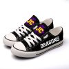 Junction City Dragons Limited High School Students Low Top Canvas Sneakers