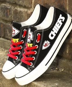 Kansas City Chiefs Limited Low Top Canvas Sneakers
