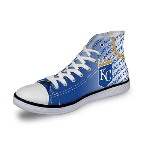 Kansas City Royals 3D Casual Canvas Shoes Sport