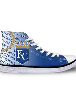 Kansas City Royals 3D Casual Canvas Shoes Sport