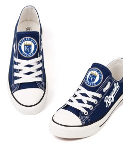 Kansas City Royals Limited Fans Low Top Canvas Sneakers