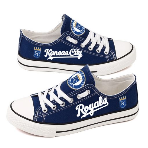 Kansas City Royals Limited Fans Low Top Canvas Sneakers
