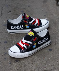 Kansas Jayhawks Limited Low Top Canvas Shoes Sport