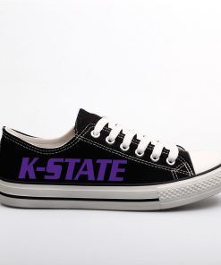 Kansas State Wildcats Limited Low Top Canvas Shoes Sport