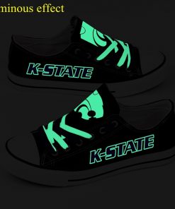 Kansas State Wildcats Limited Luminous Low Top Canvas Sneakers