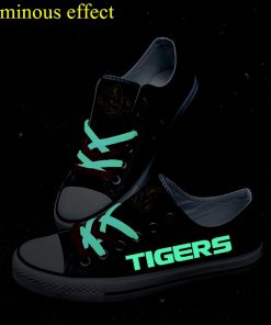 LSU Tigers Limited Print Luminous Low Top Canvas Sneakers