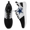 London Style Breathable Men Women Sport Sneakers Custom Dallas Cowboys NFL Fans