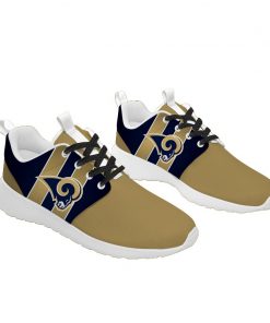 London Style Breathable Running Shoes Custom Los Angeles Rams
