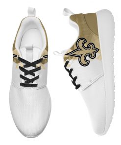 London Style Breathable Running Shoes Custom New Orleans Saints