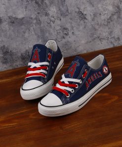 Los Angeles Angels Limited Low Top Canvas Sneakers