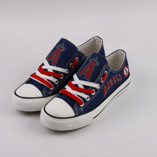 Los Angeles Angels Limited Low Top Canvas Sneakers