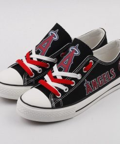 Los Angeles Angels Low Top Canvas Sneakers