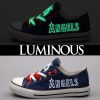 Los Angeles Angels Limited Luminous Low Top Canvas Sneakers