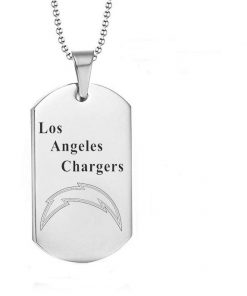 Los Angeles Chargers Engraving Tungsten Necklace