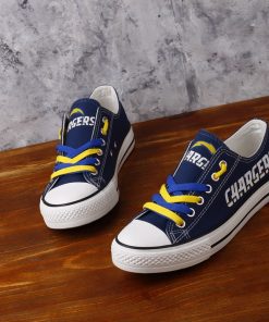 Los Angeles Chargers Limited Low Top Canvas Sneakers