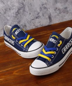 Los Angeles Chargers Limited Low Top Canvas Sneakers