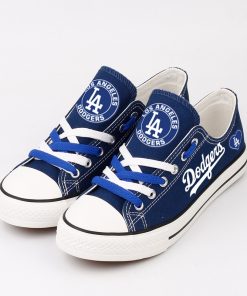Los Angeles Dodgers Low Top Canvas Shoes Sport