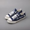 Los Angeles Dodgers Low Top Canvas Sneakers