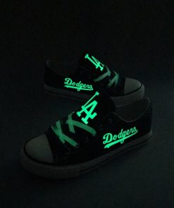 Los Angeles Dodgers Limited Luminous Low Top Canvas Sneakers