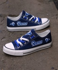 Los Angeles Rams Limited Low Top Canvas Shoes Sport