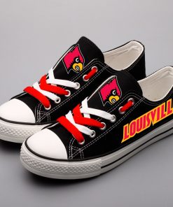 Louisville Cardinals Limited Low Top Canvas Sneakers