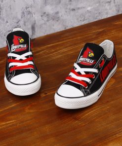 Louisville Cardinals Limited Low Top Canvas Sneakers