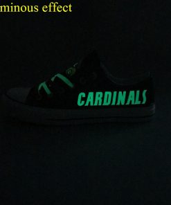 Louisville Cardinals Limited Luminous Low Top Canvas Shoes Sport