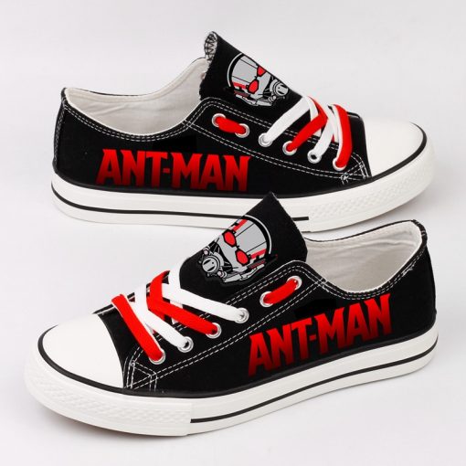 Marvel Avengers Hero Ant-Man Printed Casual Canvas Low Top Sneakers