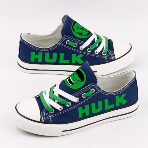Marvel Avengers Hero Hulk Casual Canvas Low Top Sneakers