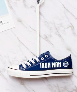 Marvel Avengers Hero Iron Man Luminous Casual Canvas Shoes Sport