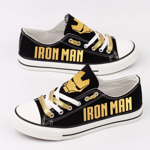Marvel Avengers Hero Iron Man Casual Canvas Shoes Sport