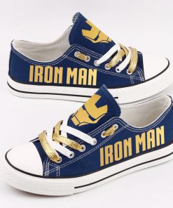 Marvel Avengers Hero Iron Man Casual Canvas Low Top Sneakers