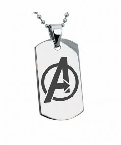 Marvel The Avengers Engraving Tungsten Necklace DIY
