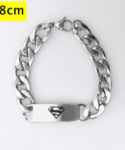 Marvel The Avengers Men Fashion Wristlet Stainless Steel Bracelet