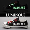 Maryland Terrapins Limited Luminous Low Top Canvas Sneakers