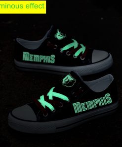 Memphis Grizzlies Limited Luminous Low Top Canvas Sneakers