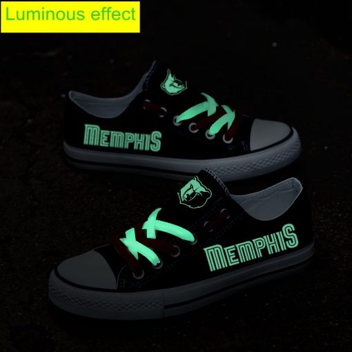 Memphis Grizzlies Limited Luminous Low Top Canvas Sneakers