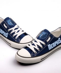 Memphis Grizzlies Low Top Canvas Sneakers