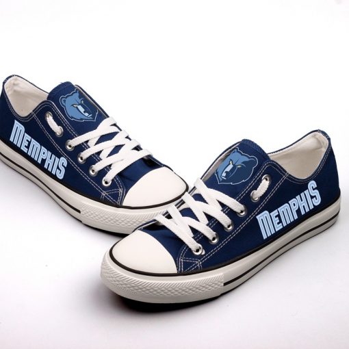 Memphis Grizzlies Low Top Canvas Sneakers