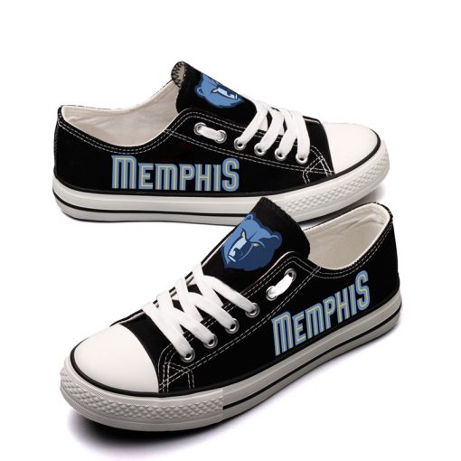 Memphis Grizzlies Low Top Canvas Shoes Sport