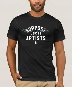Men s Cool T Shirt Support Local Artists Minnesota 100 Cotton Men Printing Short Sleeve Tshirt